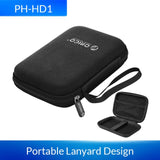 ORICO 2.5 Hard Disk Case Portable HDD Protection Bag for External 2.5 inch Hard Drive/Earphone/U Disk Hard Disk Drive Case Black