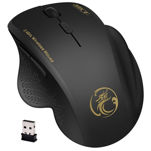 Wireless Mouse Computer Mouse Wireless 2.4 Ghz 1600 DPI Ergonomic Mouse Power Saving Mause Optical USB PC Mice for Laptop PC