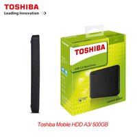 New TOSHIBA 500GB External HDD Portable Hard Drive Disk HD  2.5" 5400rpm USB 3.0  Backup Mobile HDD  Extrenal Harddrive  Backup