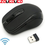 USB Wireless mouse 2000DPI Adjustable Receiver Optical Computer Mouse 2.4GHz Ergonomic Mice For Laptop PC Mouse