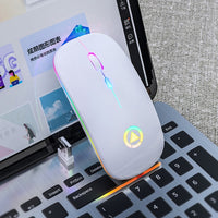 Rechargeable Mouse Wireless Silent LED Backlit Mice  USB Optical Ergonomic Gaming Mouse PC Computer Mouse For Laptop Computer PC