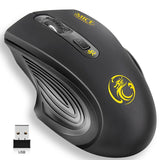 USB Wireless Mouse 2000DPI USB 2.0 Receiver Optical Computer Mouse 2.4GHz Ergonomic Mice For Laptop PC Sound Silent Mouse