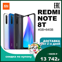 Redmi Note 8T 4GB+64GB Mobile phone smatrphone Miui Android Xiaomi Mi Redmi Note 8T Note8T 64Gb 64 Gb 4030 mAh 48 mp 48mp Qualcomm Snapdragon 665 6,3" NFC IPS 26090 26003 26006